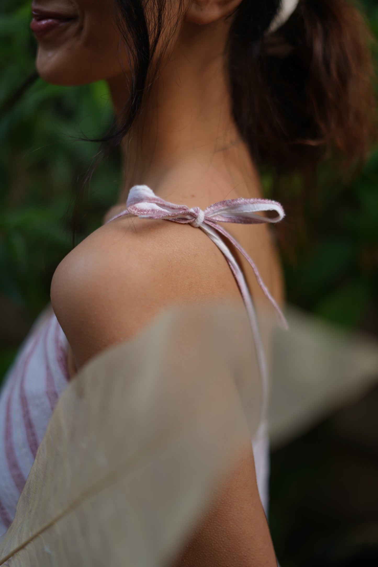 Striped Handwoven Cotton Maxi Dress