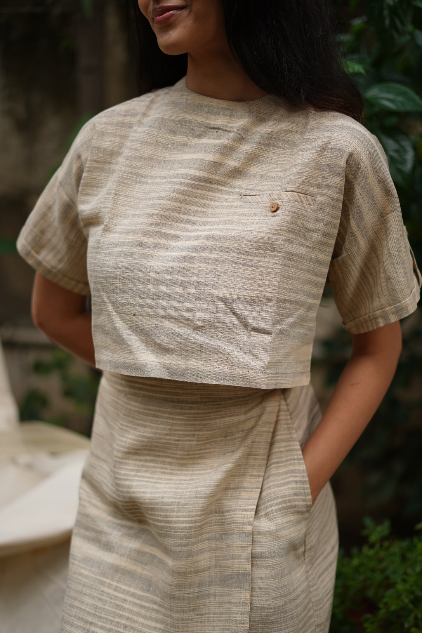 Earthy Handwoven Co-ord Set