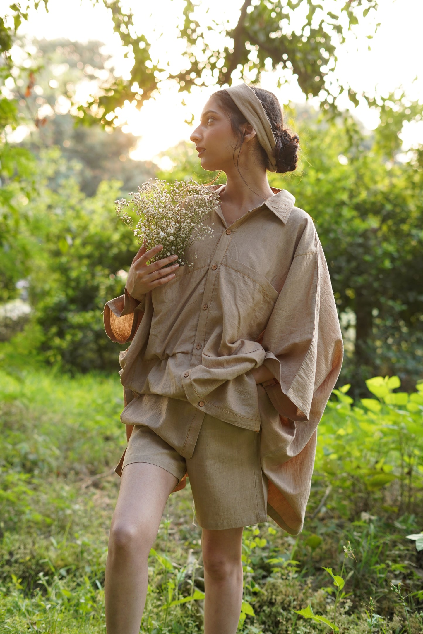 Desert Sand Handwoven Co-ord Set