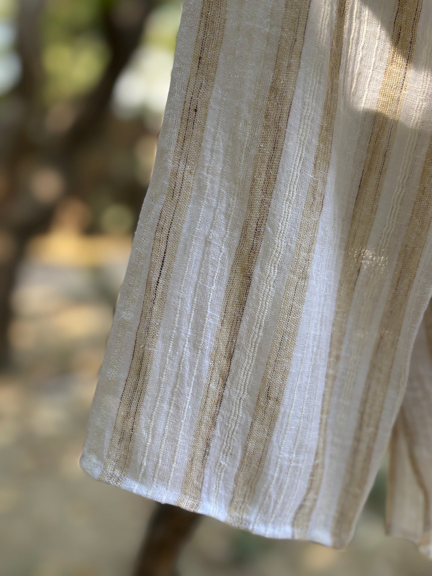 Sundrop Striped Short Kurta