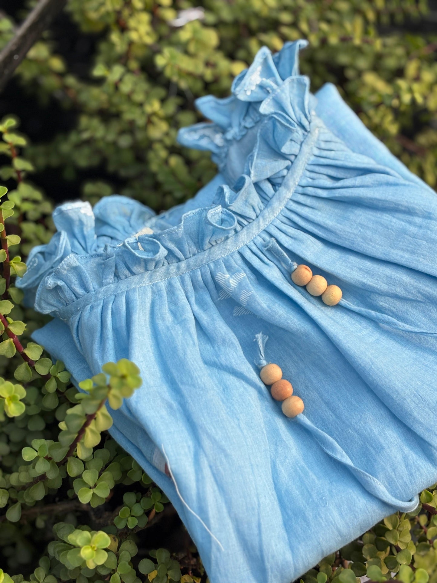 Sky high neck sleeveless Top