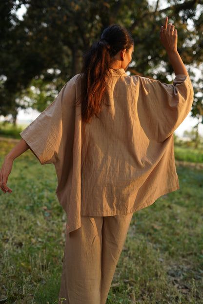 Desert Sand Handwoven Co-ord Set