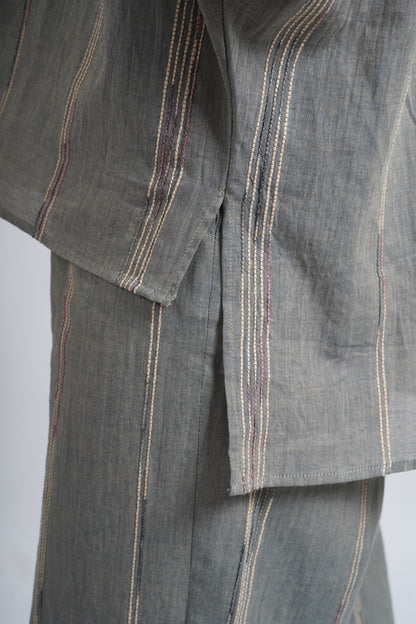 Sage Loose Muslin Cotton Shirt