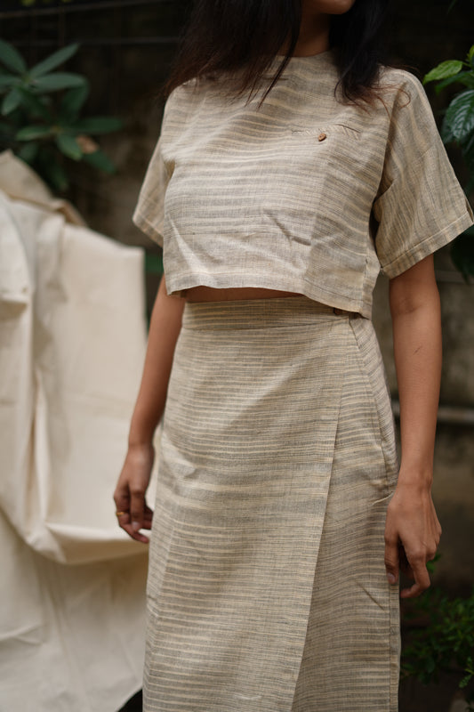 Earthy Handwoven Co-ord Set