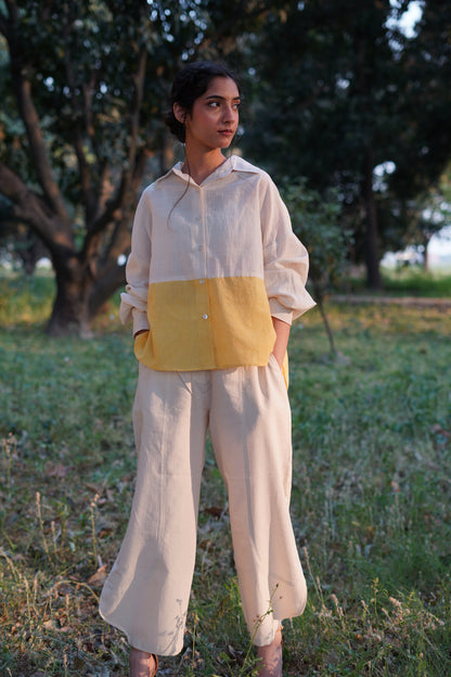 Kora Khadi Balloon Pants - Handspun & Handwoven